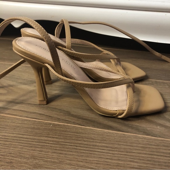 Princess Polly Strappy Nude Heels - Picture 7 of 8